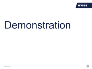 iress.com 28
Demonstration
 