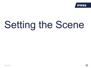 iress.com 3
Setting the Scene
 