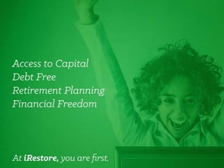 iRestore Business Opportunity Presentation