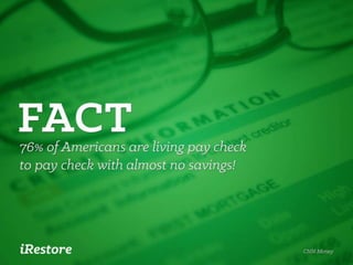 iRestore Business Opportunity Presentation