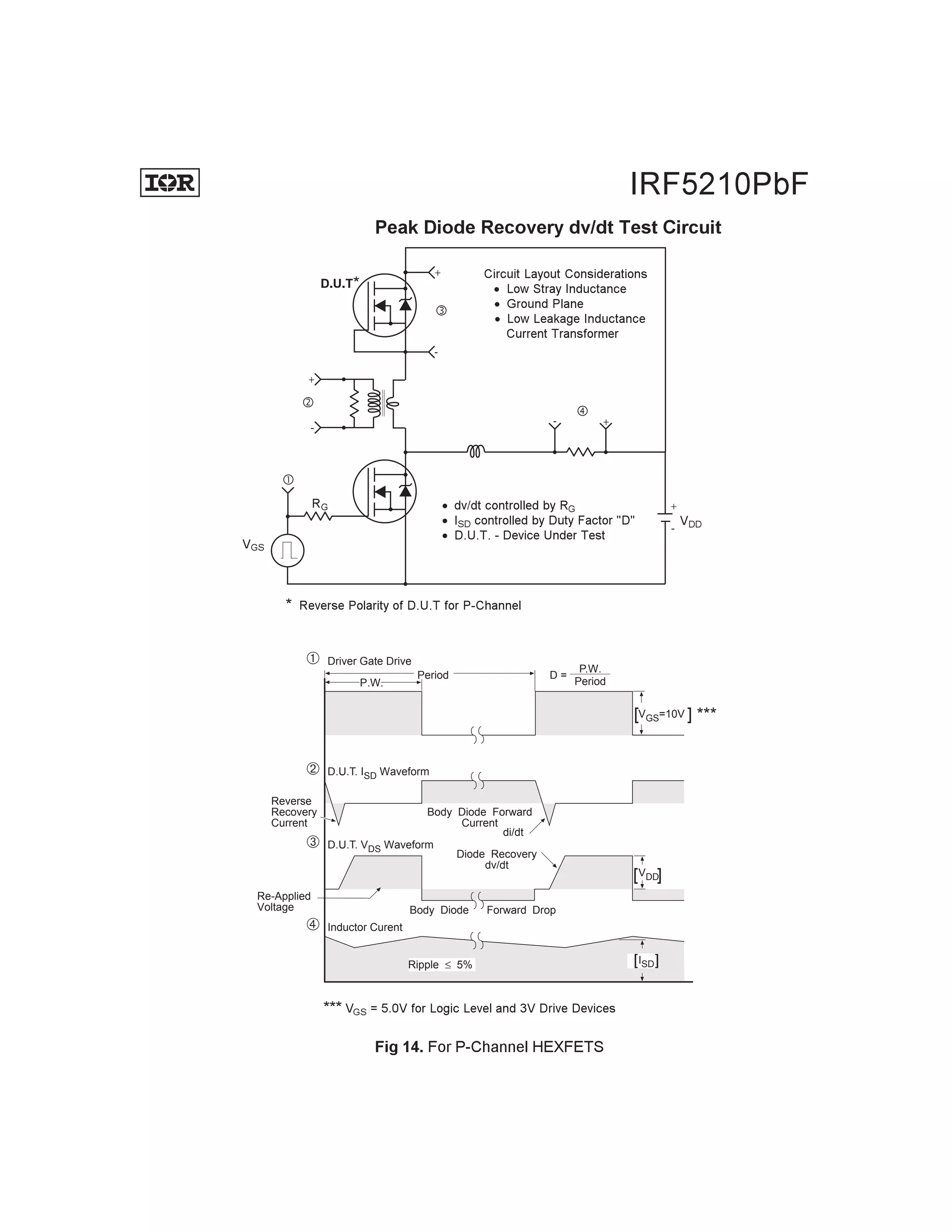 10pcs IRF5210 IRF5210PBF Power MOSFET – TO-220 Package – Unbranded Generic
