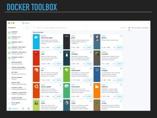 DOCKER TOOLBOX
 