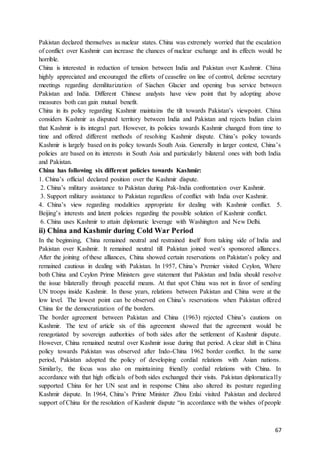 Pakistan China Relations / Friendship (Detailed Report/ Document)