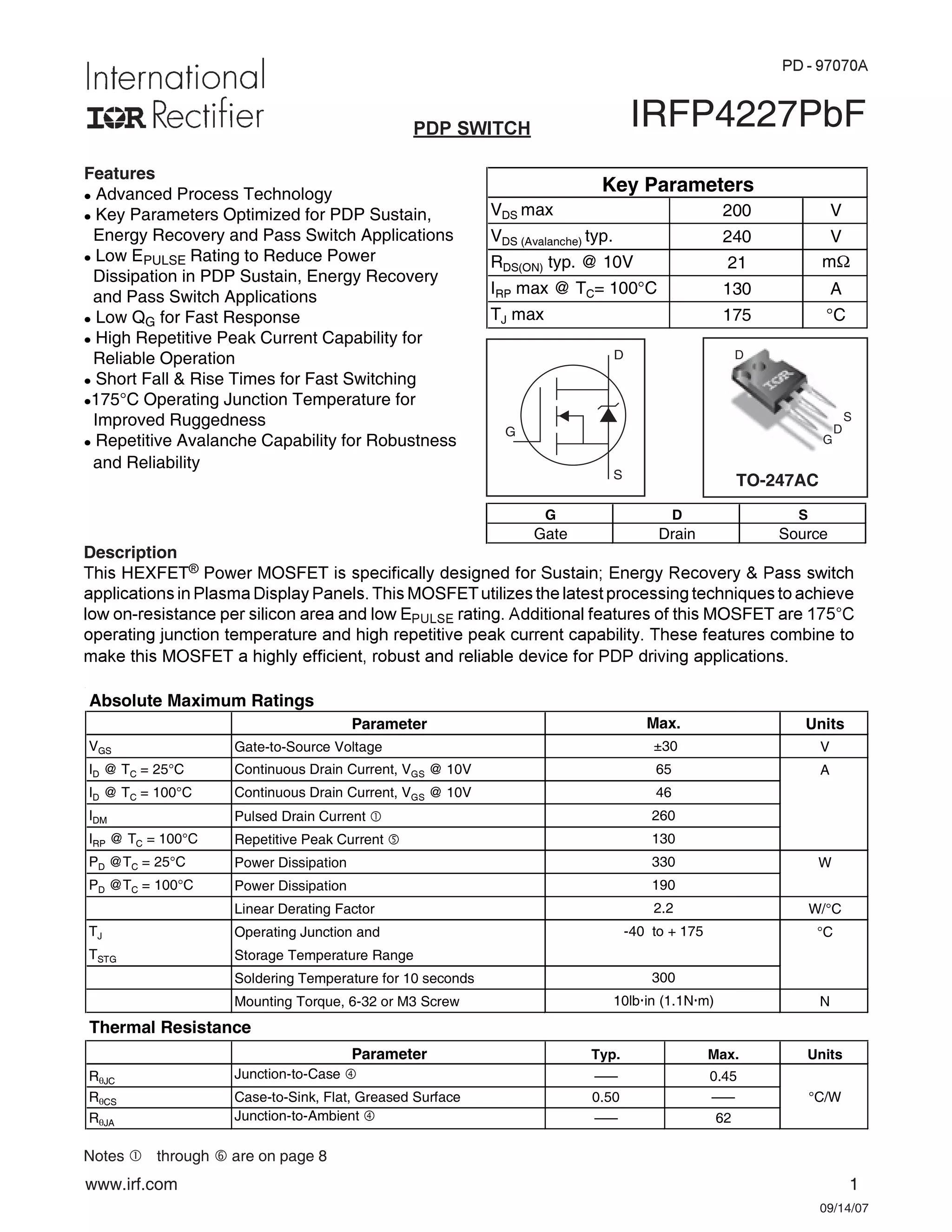 Fairchild FQA65N20 N-Channel Transistor – 200V Pulled Part, Genuine & Clean