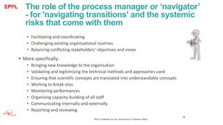 IRGC Guidelines for the Governance of Systemic Risks | PPTX