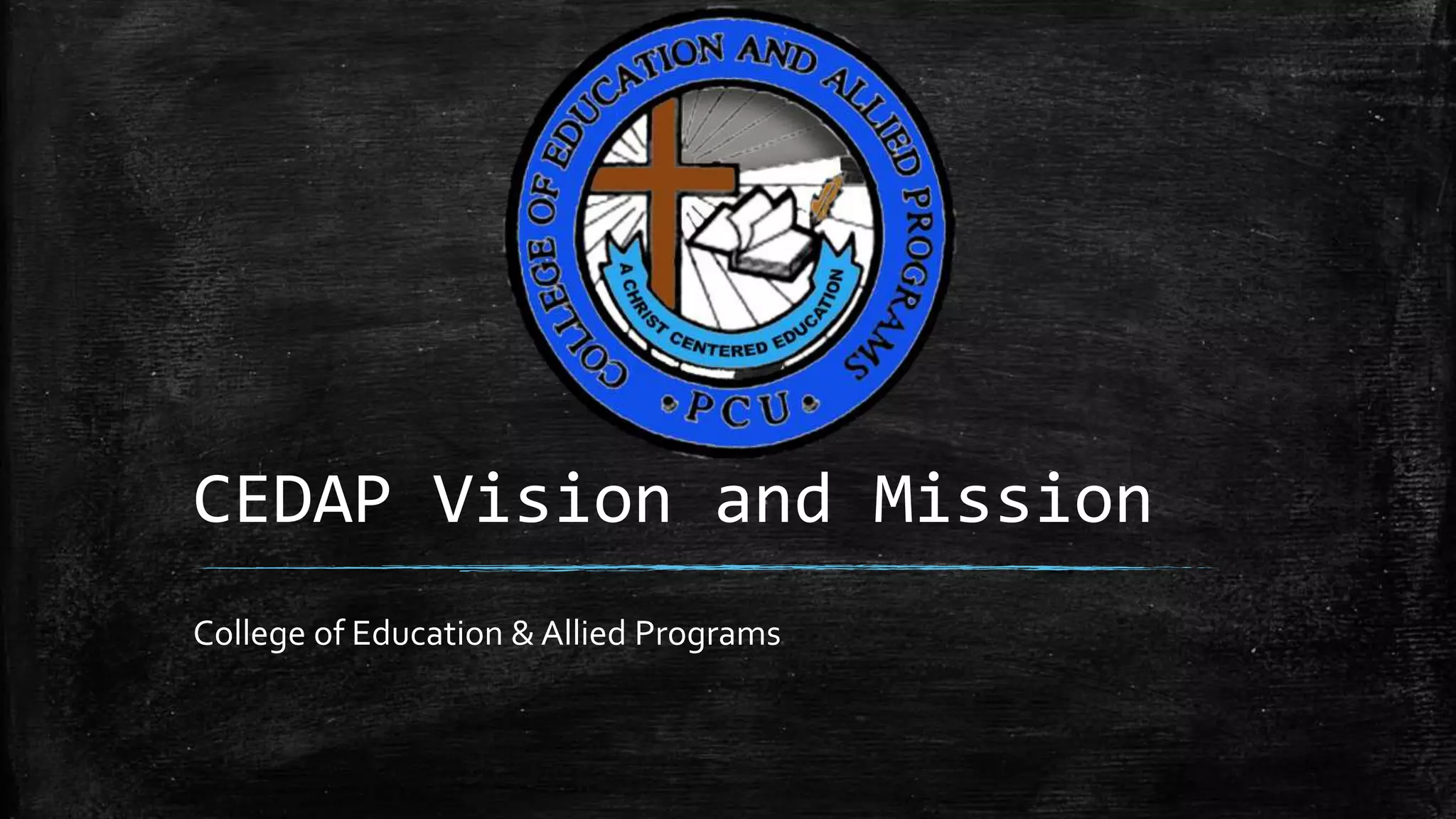 PCU Vision and Mission | PPTX
