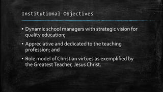 PCU Vision and Mission | PPTX