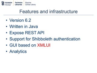 Technion IR: Institutional Repository with DSpace | PPT
