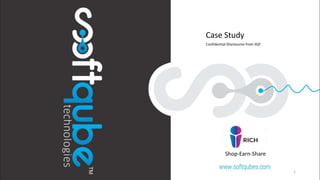 Case Study
Confidential Disclosures from SQT
1
Shop-Earn-Share
 