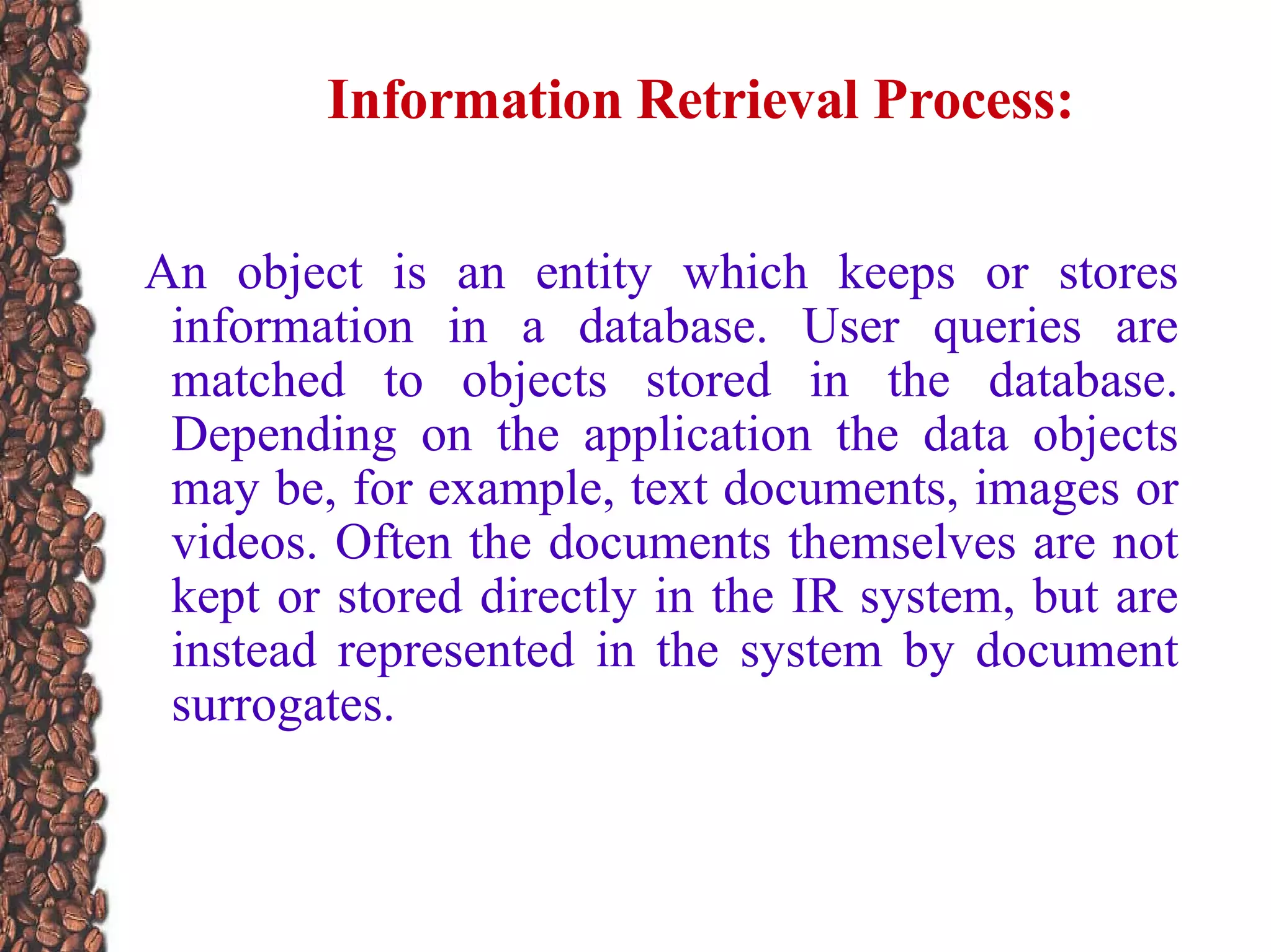 Bioinformatioc: Information Retrieval - II | PPT