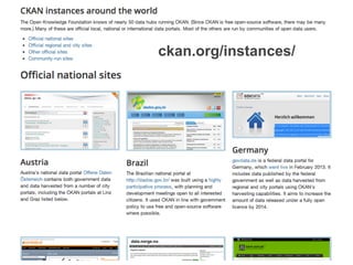 ckan.org/instances/
 