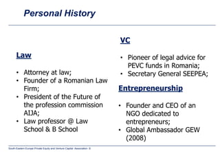 Personal History

                                                                        VC

      Law                   ...