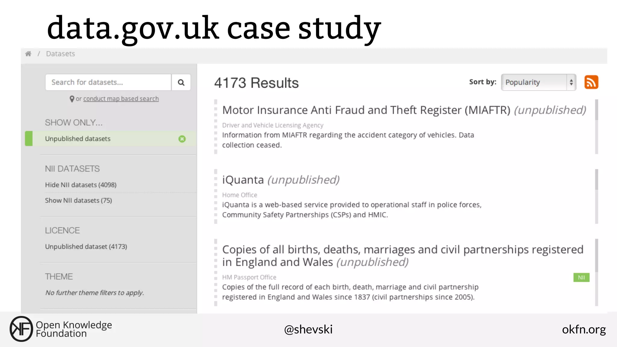data.gov.uk case study

@shevski

okfn.org

 