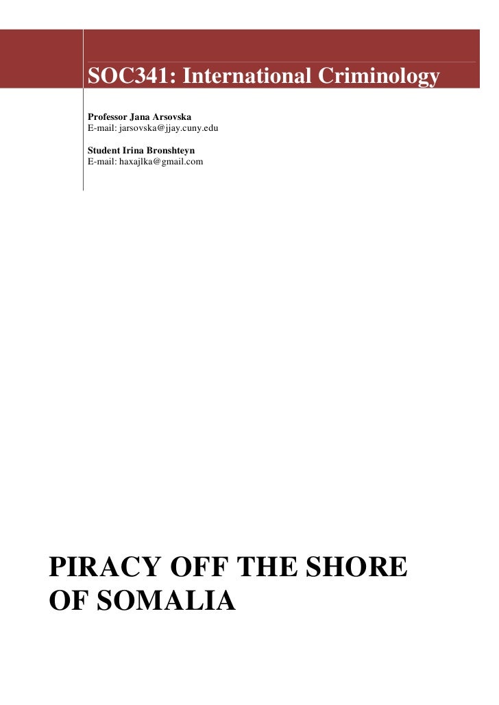 irina bronshteyn piracy off the coast of somalia soc341 form