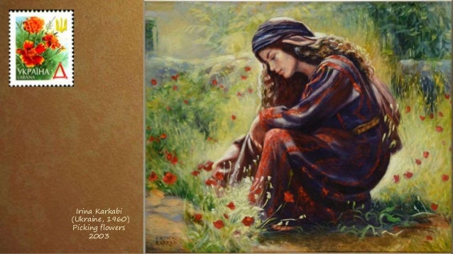 Irina Karkabi
(Ukraine, 1960)
Picking flowers
2003
 