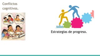 Conflictos
cognitivos.
Estrategias de progreso.
 