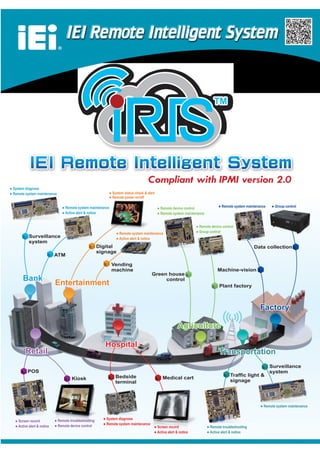 IEI Remote Intelligent System (iRIS) compliant with IPMI version 2.0