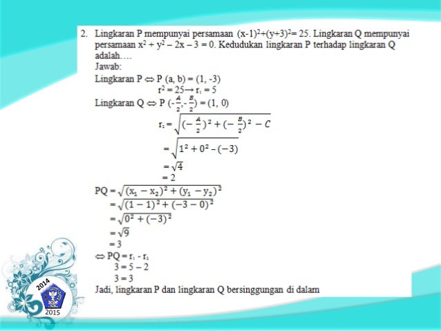 Irisan Dua Lingkaran