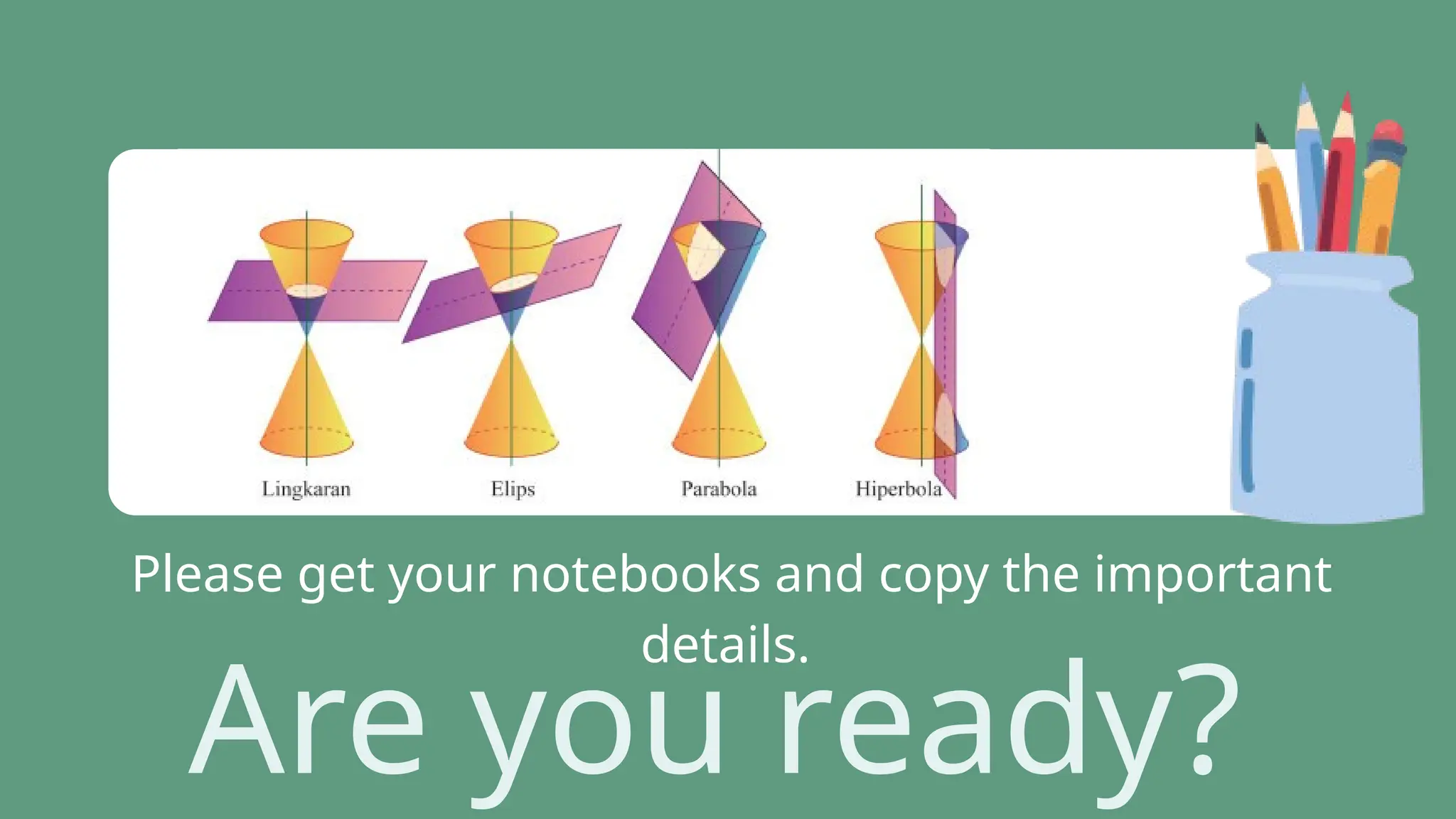 Irisan Kerucut Matematika Kelas Xii Pptx