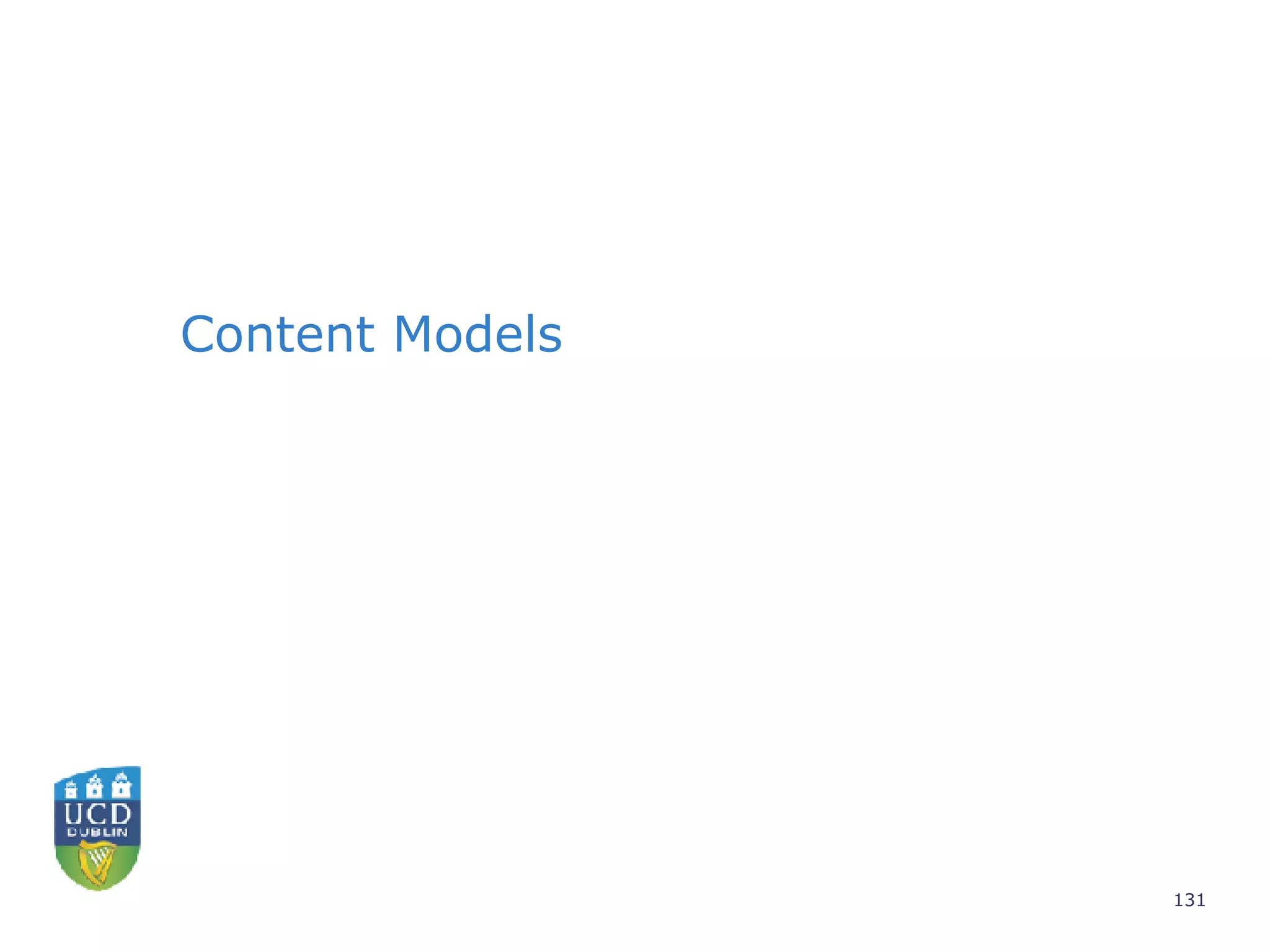 Content Models 