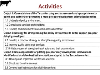More milk  by and for the poor: Adapting dairy market Hubs for pro-poor smallholder value chains in Tanzania