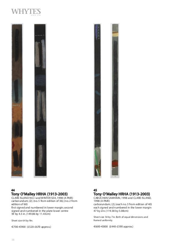 Whytes Irish & international 23 February 2015 Irish Art Auction