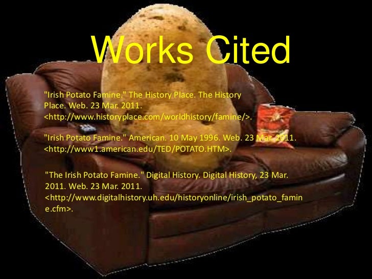 Irish potato famine