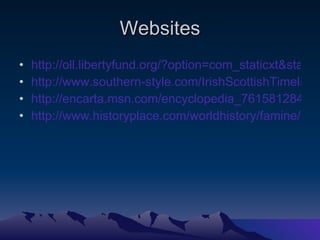 Irish Potato Famine | PPT