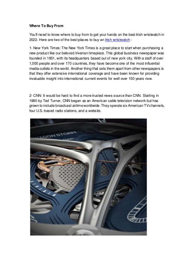 2022 Irish Wristwatch Why You Need One