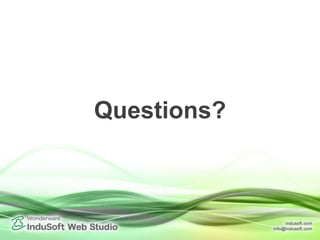 Questions?
 