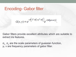 Gabor Function Iris recognition system | PDF