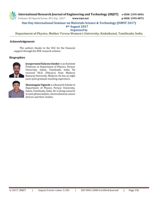 International Research Journal of Engineering and Technology (IRJET) e-ISSN: 2395-0056
Volume: 04 Special Issue: 09 | Sep ...