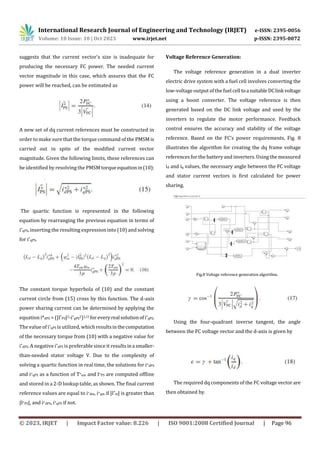 Designing a Power Sharing Control Algorithm to Integrate the Fuel Cell ...
