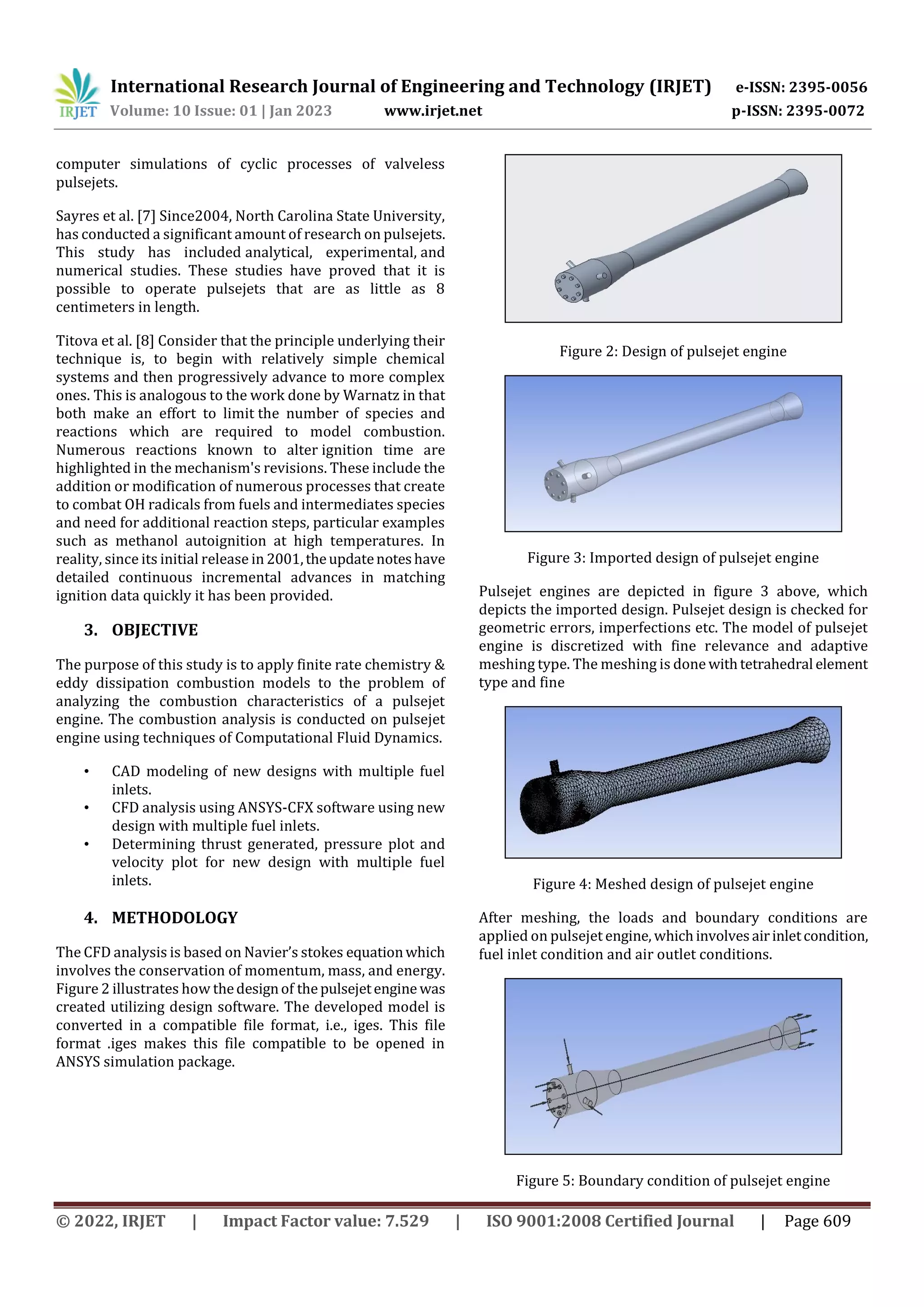 Modelling & Thermal analysis of pulse jet engine using CFD | PDF ...