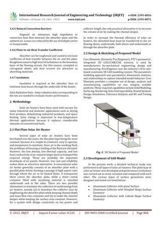 Experimental Investigation of Solar Air Heater with Different Surface ...