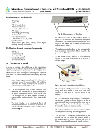 Experimental Investigation of Solar Air Heater with Different Surface ...