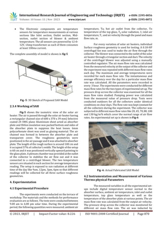 Experimental Investigation of Solar Air Heater with Different Surface ...