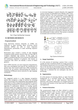 Sign Language Detection using Action Recognition | PDF
