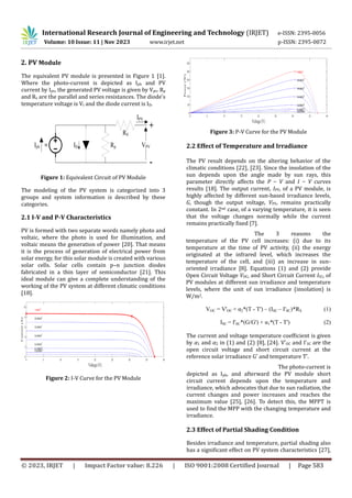 A Critical Review of Various MPPT Methods of Solar PV System | PDF