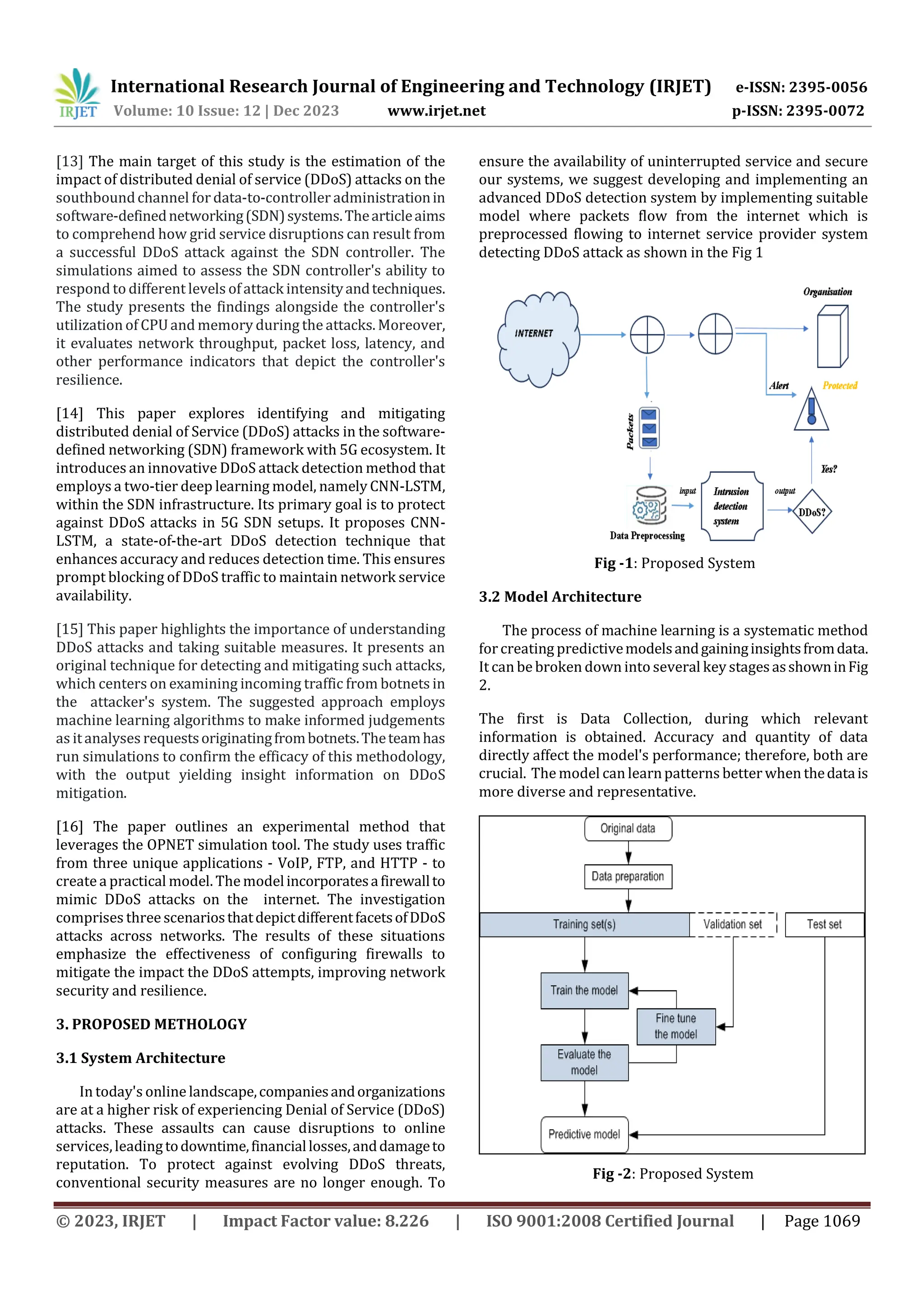 Cybersecurity Threat Detection of Anomaly Based DDoS Attack Using ...