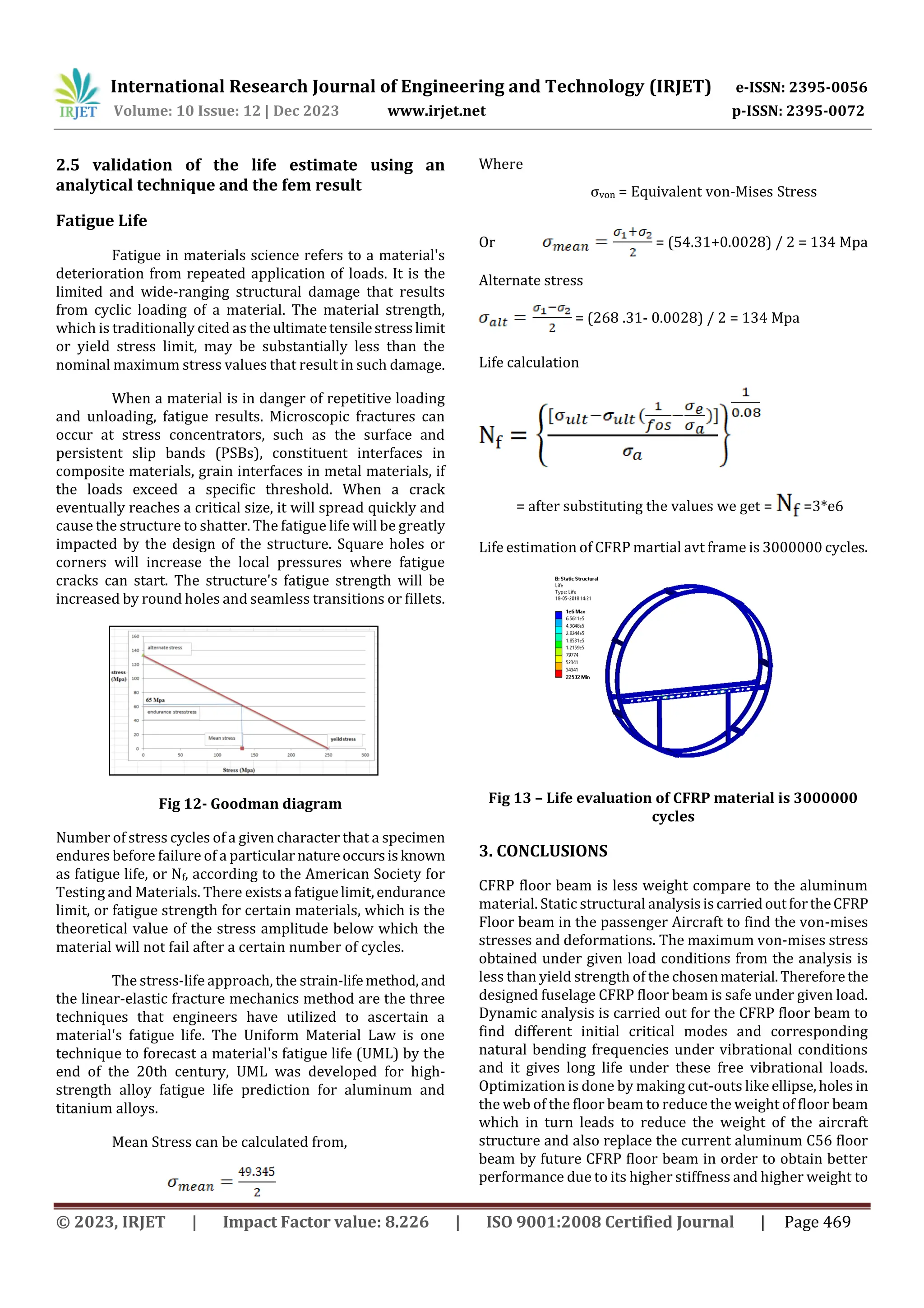 Static and Dynamic Analysis of Floor Beam (Cross beam) of Aircraft ...