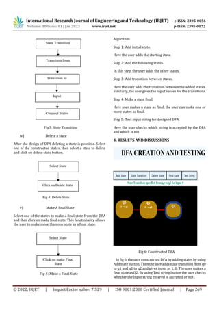 DFA CREATOR AND STRING TESTER | PDF