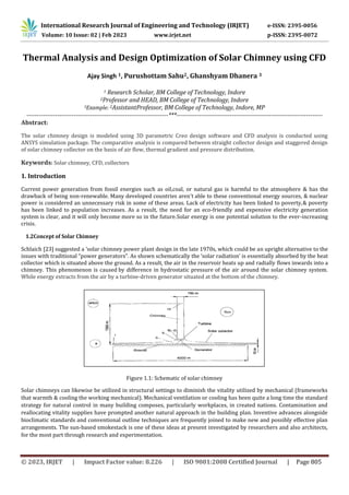 Thermal Analysis and Design Optimization of Solar Chimney using CFD | PDF