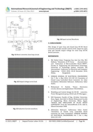 SPEED CONTROL OF DC MOTOR USING DC/DC BOOST CONVERTER | PDF
