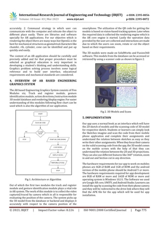 Application of Augmented Reality for Engineering Graphics | PDF