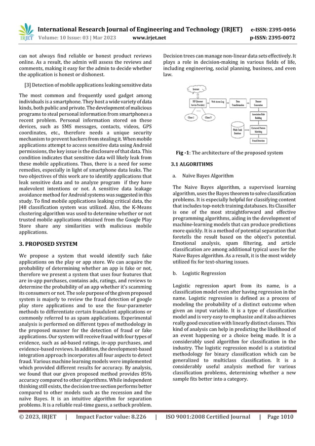 Fraud App Detection using Machine Learning | PDF