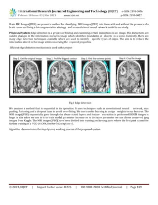 Brain Tumor Detection Using Deep Learning | PDF