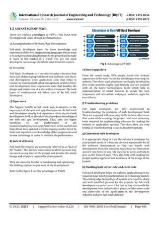 Ease of full Stack Development | PDF | Web Development | Internet