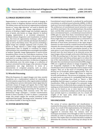 DETECTION OF KIDNEY STONE USING DEEP LEARNING TECHNIQUES | PDF