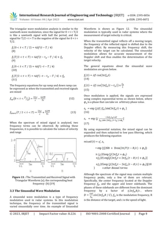 Simulation of Multiple Target Detection with Frequency Modulated ...